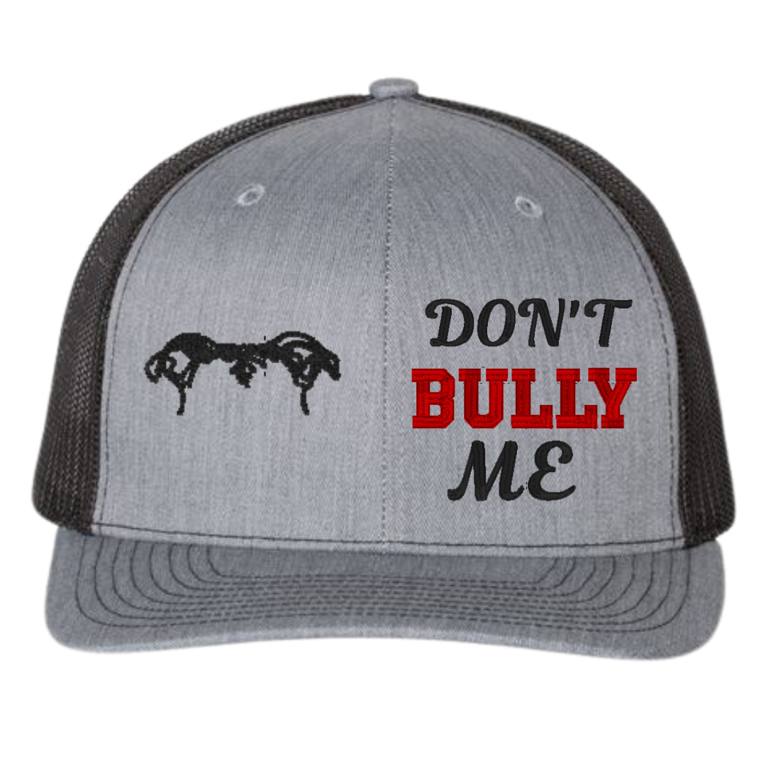 Don't Bully Me Snapback Hat Dog Ears– Embroidered Design for Bully Breed Advocates