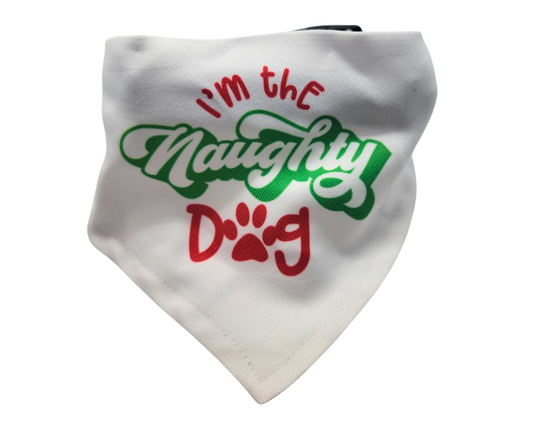 Naughty Dog Bandana/Collar
