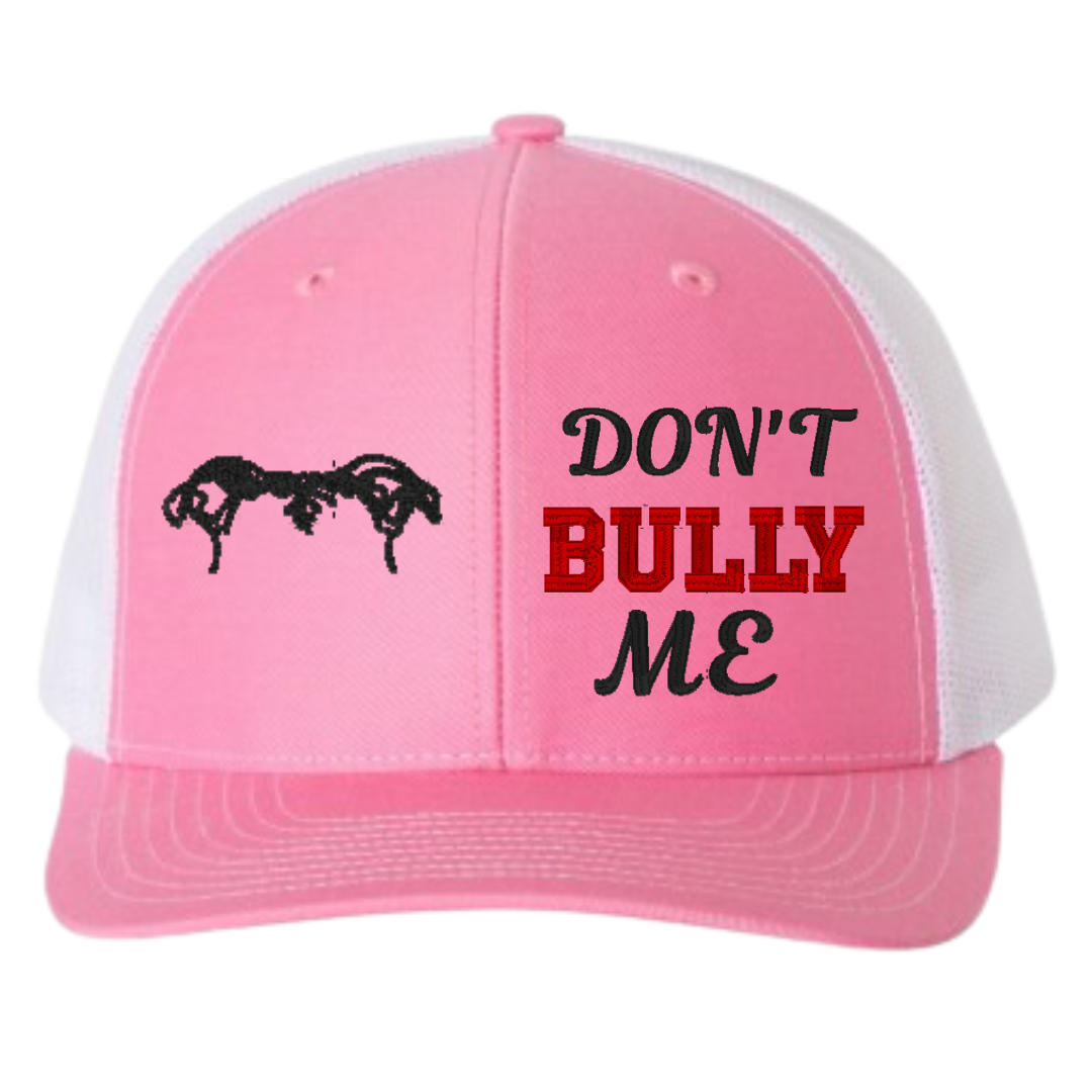 Don't Bully Me Snapback Hat Dog Ears– Embroidered Design for Bully Breed Advocates