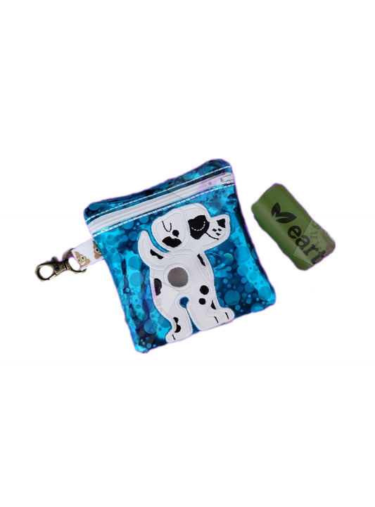 Dalmatian Dog Waste Bag with Clip