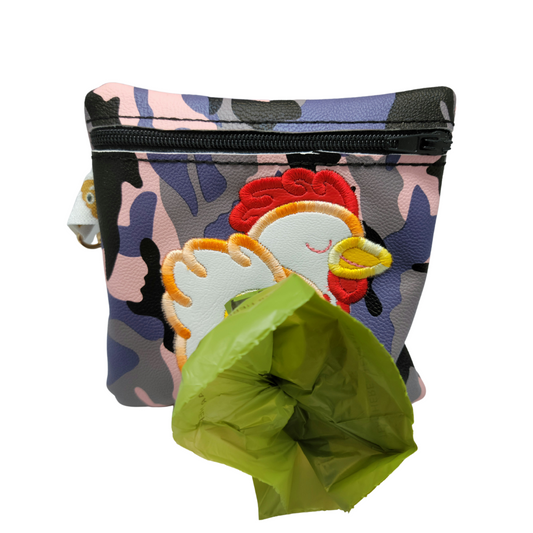 Chicken Dog Waste Bag with Clip