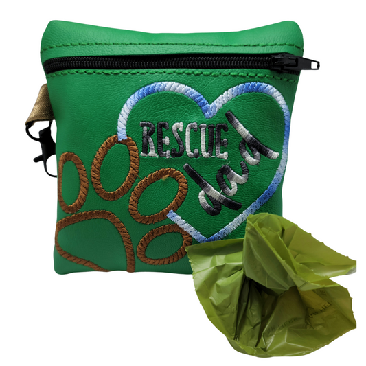 Rescue Dad Dog Waste Bag with Clip