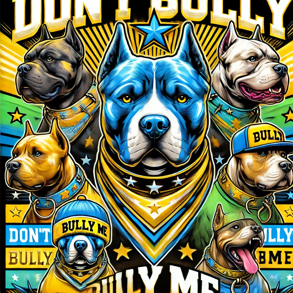 Don't Bully Me Collection – Hats, Shirts, Collars & Bandanas for Bully Breed Lovers