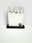 'Love' Paw Print Custom Photo Frame